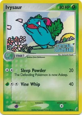 Ivysaur, catalogue front