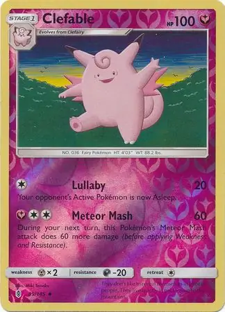 Clefable, catalogue front