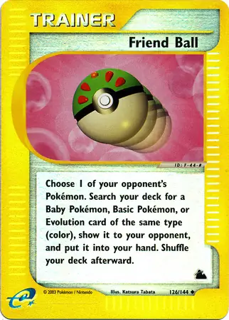 Friend Ball, catalogue front