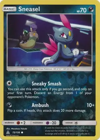 Sneasel, catalogue front