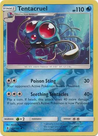 Tentacruel, catalogue front