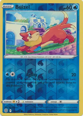 Buizel, catalogue front