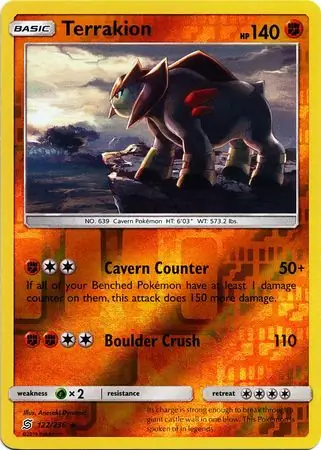 Terrakion, catalogue front