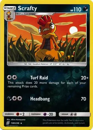Scrafty, catalogue front