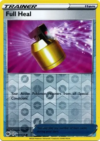 Full Heal, catalogue front