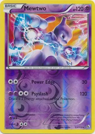 Mewtwo, catalogue front