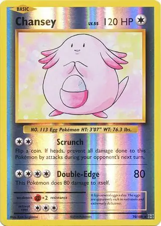 Chansey, catalogue front