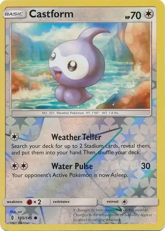 Castform, catalogue front