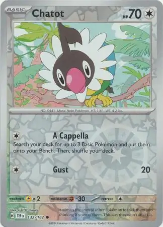 Chatot, catalogue front