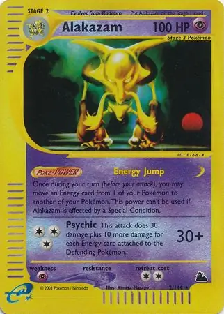Alakazam, catalogue front