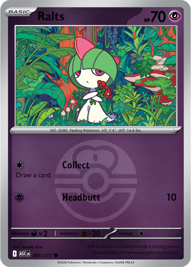 Ralts, catalogue front