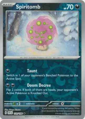 Spiritomb, catalogue front