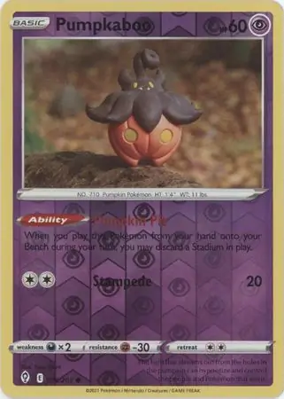 Pumpkaboo, catalogue front