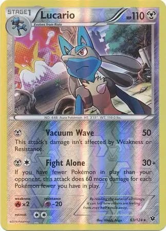 Lucario, catalogue front