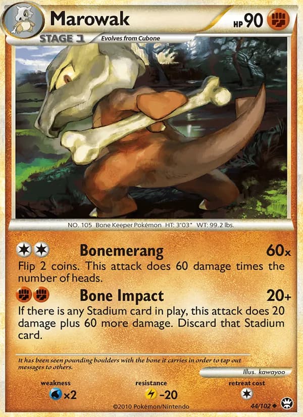Marowak, catalogue front