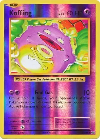 Koffing, catalogue front