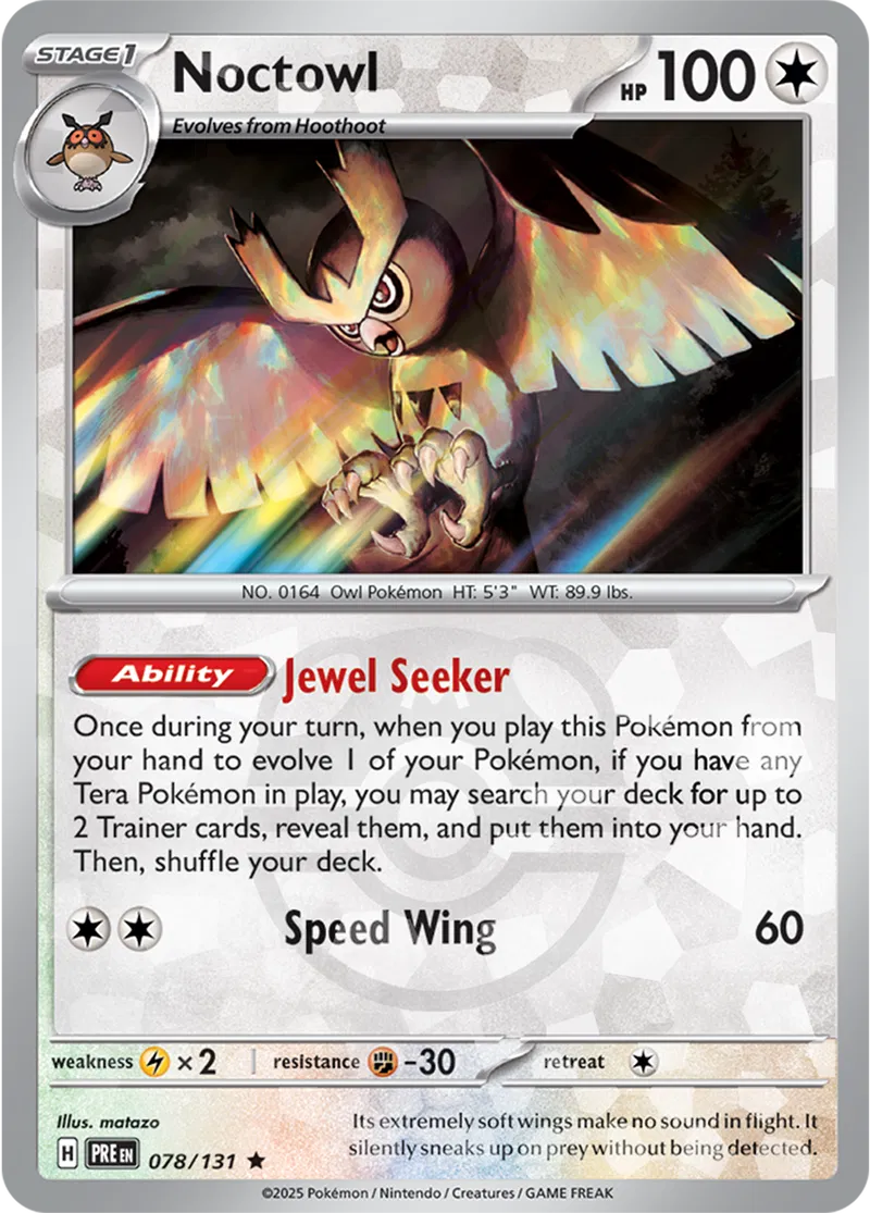 Noctowl, catalogue front