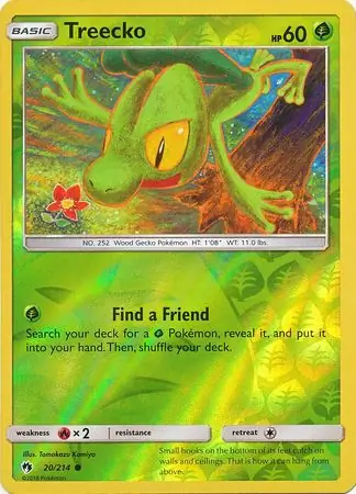 Treecko, catalogue front