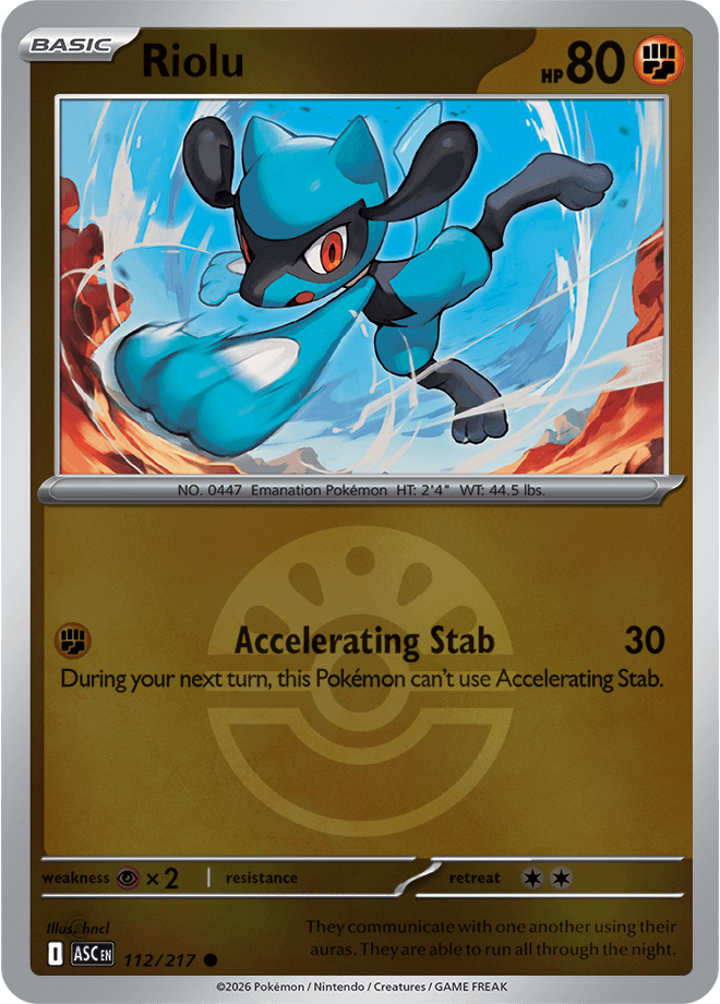 Riolu, catalogue front