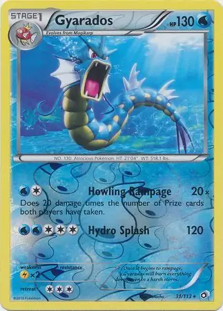 Gyarados, catalogue front
