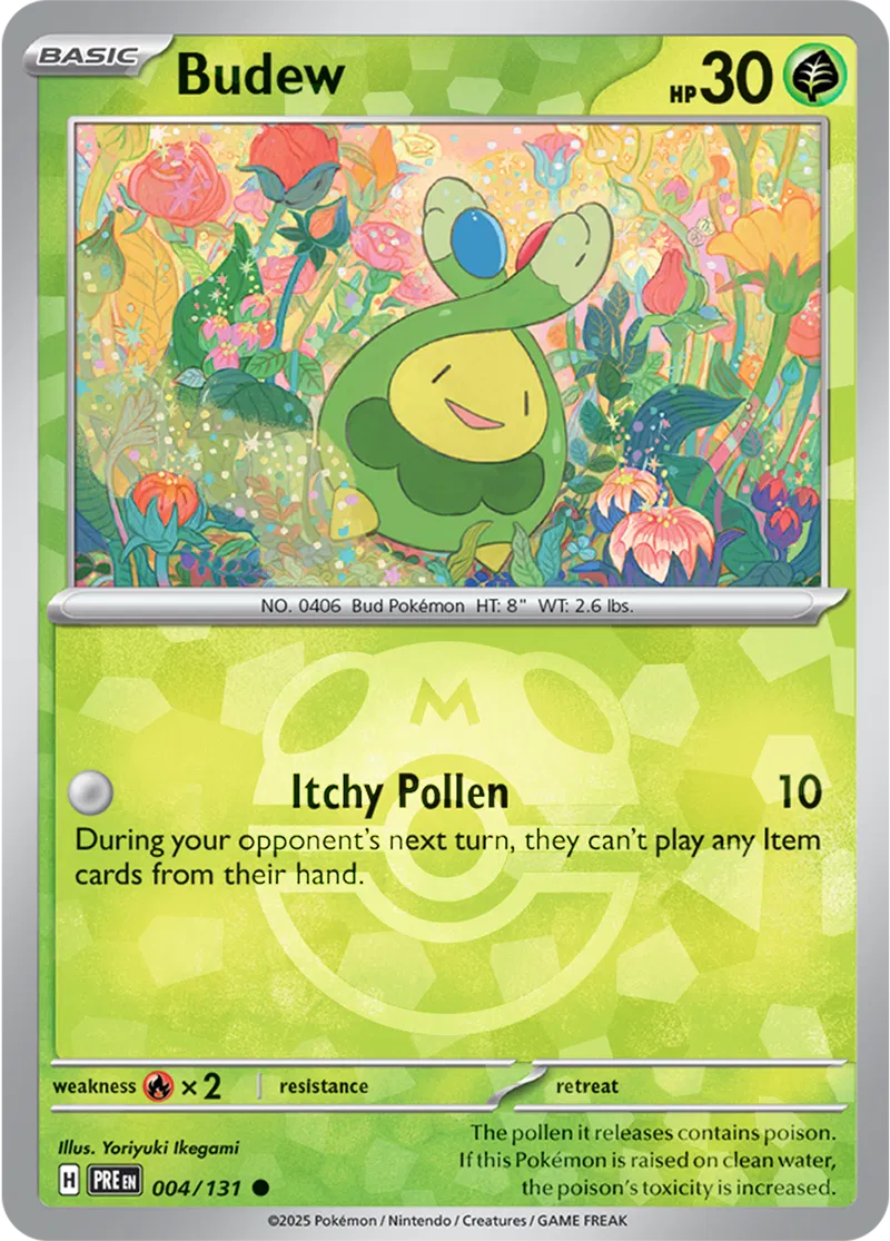 Budew, catalogue front