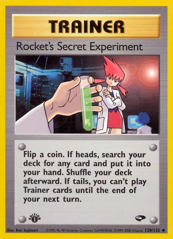 Rocket's Secret Experiment, catalogue front