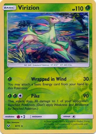 Virizion, catalogue front