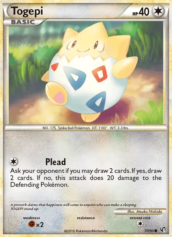 Togepi, catalogue front