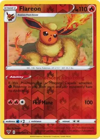 Flareon, catalogue front
