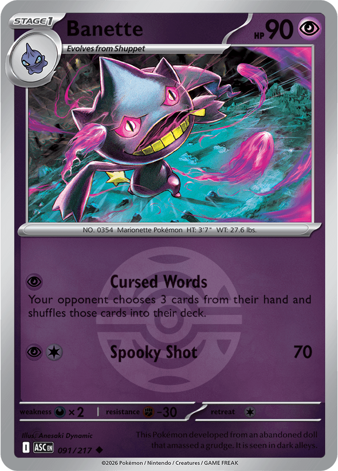Banette, catalogue front