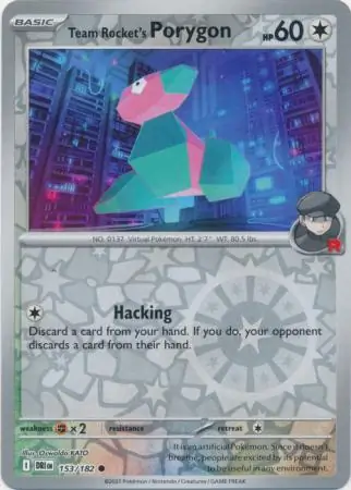 Team Rocket's Porygon, catalogue front