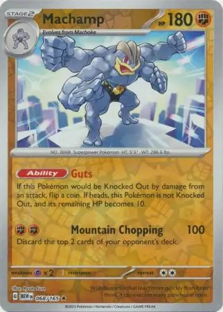 Machamp, catalogue front