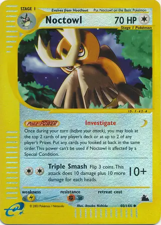 Noctowl, catalogue front