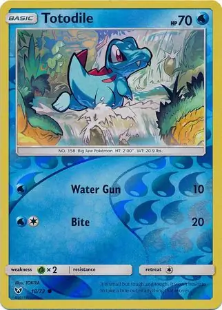Totodile, catalogue front
