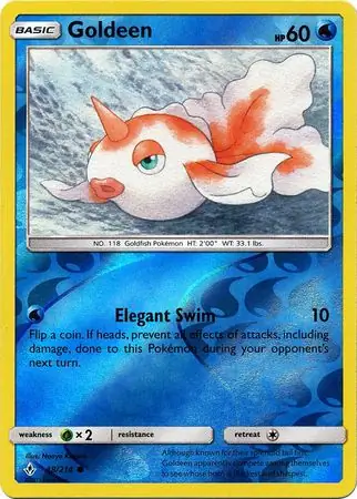 Goldeen, catalogue front