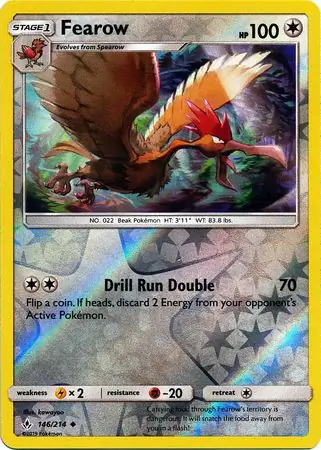 Fearow, catalogue front