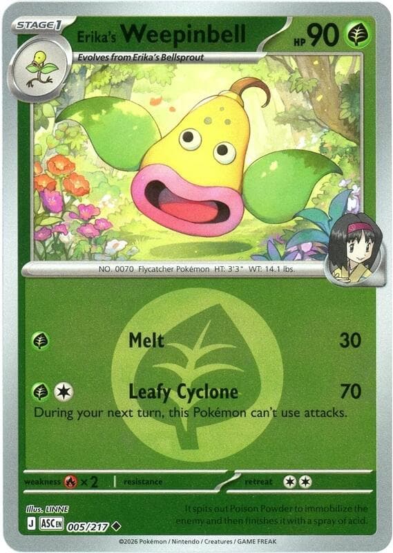 Erika's Weepinbell, catalogue front