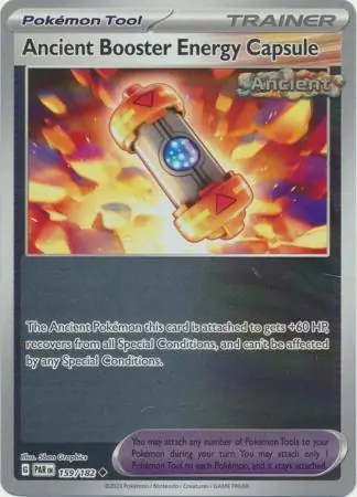 Ancient Booster Energy Capsule, catalogue front