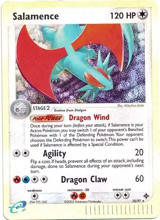 Salamence, catalogue front