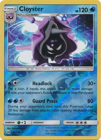 Cloyster, catalogue front
