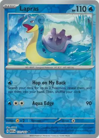 Lapras, catalogue front