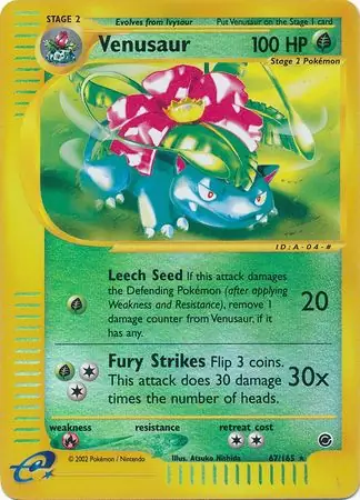 Venusaur, catalogue front