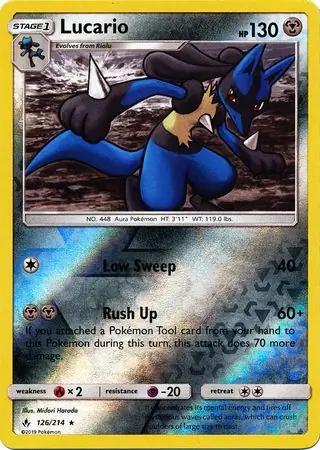 Lucario, catalogue front