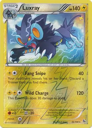 Luxray, catalogue front