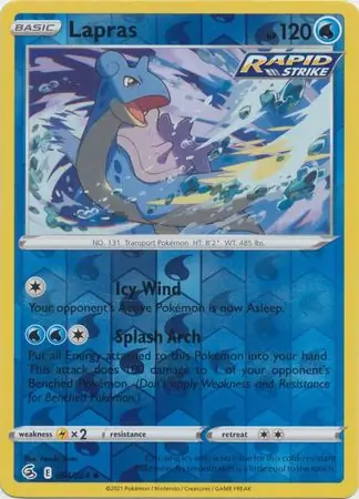 Lapras, catalogue front