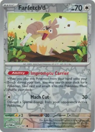 Farfetch'd, catalogue front