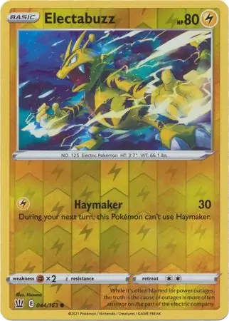 Electabuzz, catalogue front
