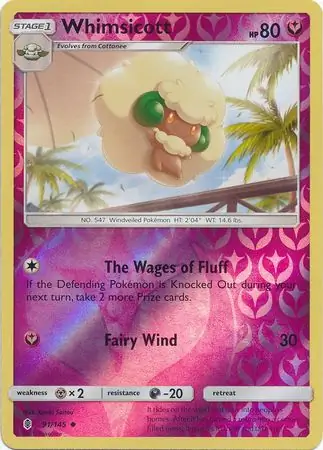 Whimsicott, catalogue front