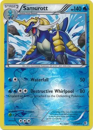 Samurott, catalogue front