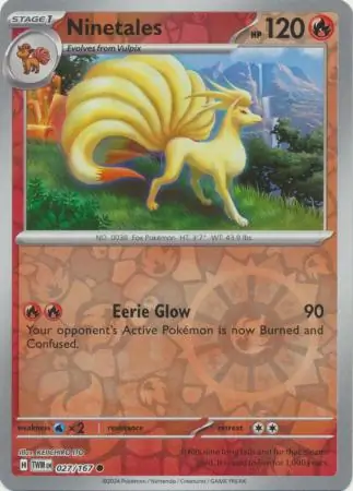 Ninetales, catalogue front